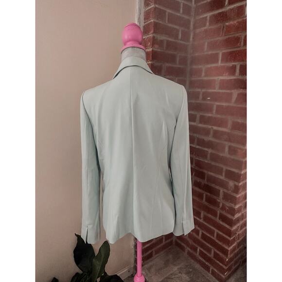 Hinge Sea Foam Green Womens Blazer Size M - Picture 4 of 6